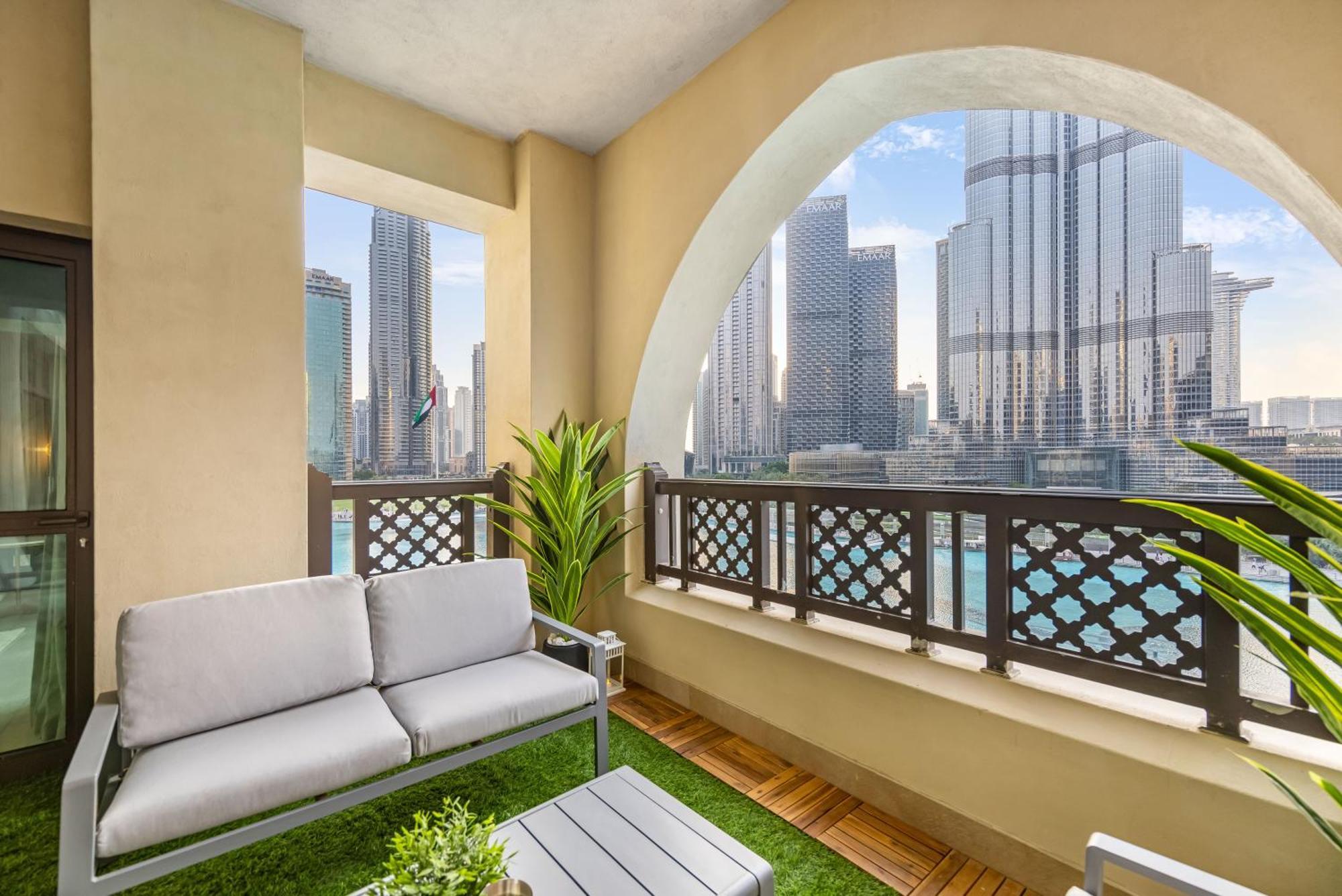 Durrani Homes - Heaven On Earth Collection 4br With Panorama Burj Khalifa And Fountain Views Апартаменти Дубай